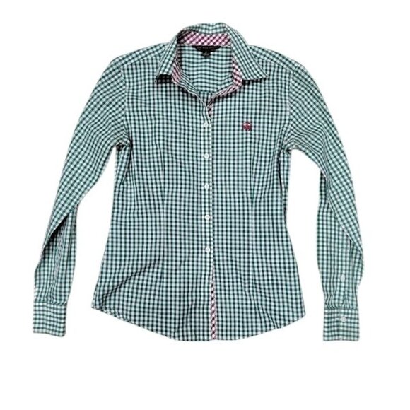 Brooks Brothers Other - Brooks Brothers 346 Preppy Checkered Button-Down Shirt Boys Green White Size 2